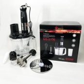 Блендер погружной многофункциональный 5-в-1 Domotec MS-5106 800 W, Портативный блендер измельчитель. Изображение №6