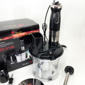 Блендер погружной многофункциональный 5-в-1 Domotec MS-5106 800 W, Портативный блендер измельчитель. Изображение №8