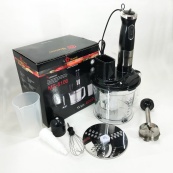 Блендер погружной многофункциональный 5-в-1 Domotec MS-5106 800 W, Портативный блендер измельчитель. Изображение №9