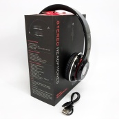 Бездротові навушники S460 Bluetooth black з MP3 плеєром чорний 18-20000 Гц, Бездротові блюз навушники. Зображення №5