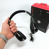 Бездротові навушники S460 Bluetooth black з MP3 плеєром чорний 18-20000 Гц, Бездротові блюз навушники. Зображення №10