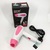 Фен для волосся складаний дорожній Gemei GM-1756 1200 Вт, Домашній фен для укладання. Колір: рожевий. Зображення №7