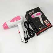 Фен для волосся складаний дорожній Gemei GM-1756 1200 Вт, Домашній фен для укладання. Колір: рожевий. Зображення №11
