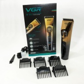 Профессиональная беспроводная машинка для стрижки VGR V-663 триммер для волос, бороды и усов. Изображение №2