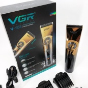 Профессиональная беспроводная машинка для стрижки VGR V-663 триммер для волос, бороды и усов. Изображение №11