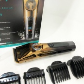 Профессиональная беспроводная машинка для стрижки VGR V-663 триммер для волос, бороды и усов. Изображение №14