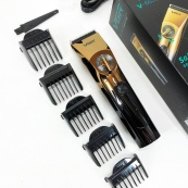 Профессиональная беспроводная машинка для стрижки VGR V-663 триммер для волос, бороды и усов. Изображение №18