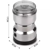 Кофемолка RAF R-7113 мощная роторная, измельчитель электрический, из нержавеющей стали 150 Вт. Изображение №9 Кофемолка RAF R-7113 мощная роторная, измельчитель электрический, из нержавеющей стали 150 Вт. Изображение №9