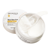 Патчі під очі від темних кіл і набряків Bioaqua Rice Raw Pulp, 60 шт. Зображення №2