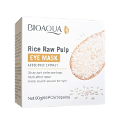 Патчі під очі від темних кіл і набряків Bioaqua Rice Raw Pulp, 60 шт. Зображення №3