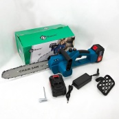 Аккумуляторная цепная пила Chain Saw 12'' (30см) DOMOTEC Цепная Пила на аккумуляторах для дома. Изображение №5