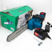 Аккумуляторная цепная пила Chain Saw 12'' (30см) DOMOTEC Цепная Пила на аккумуляторах для дома. Изображение №7