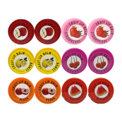 Набір бальзамів для губ Lip Fruit Balm Yandi, 6 шт.. Изображение №2