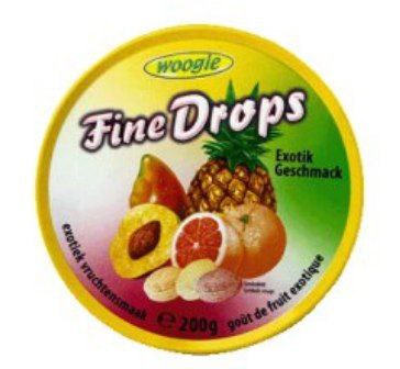 Льодяники Woogie з екзотичними фруктами 200 г Льодяники Woogie з екзотичними фруктами 200 г