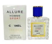 Tester Allure homme Sport 40 ml ( Алюр Хом Спорт ), чоловічі. Зображення №2