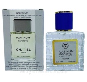 Tester Egoiste Platinum Pour Homme 40 ml (Егоїст Платинум пур хом), чоловічі. Зображення №2