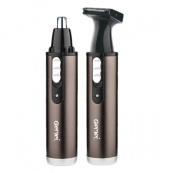 Тример GEMEI GM-3112 2в1, електробритва з насадками для бороди, триммер для бороди, триммер бездротової. Зображення №3