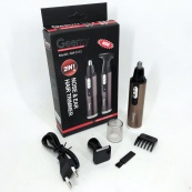 Тример GEMEI GM-3112 2в1, електробритва з насадками для бороди, триммер для бороди, триммер бездротової. Зображення №5