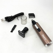 Тример GEMEI GM-3112 2в1, електробритва з насадками для бороди, триммер для бороди, триммер бездротової. Зображення №12