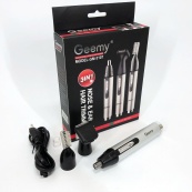 Триммер для носа и ушей GEMEI GM-3107 3в1, электробритва с насадками для бороды, тример для бороды. Изображение №11 Триммер для носа и ушей GEMEI GM-3107 3в1, электробритва с насадками для бороды, тример для бороды. Изображение №11