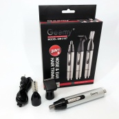 Триммер для носа и ушей GEMEI GM-3107 3в1, электробритва с насадками для бороды, тример для бороды. Изображение №12 Триммер для носа и ушей GEMEI GM-3107 3в1, электробритва с насадками для бороды, тример для бороды. Изображение №12