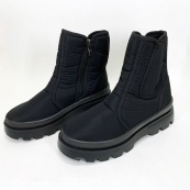 Челсі жіночі 39р 24.5см чорні, Жіночі теплі чоботи демісезонні, Туфлі на платформі. Зображення №6