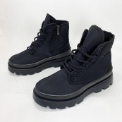 Чоботи жіночі 37р 23.5см, Жіночі демісезонні черевики на низькому ходу. Зображення №2