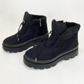 Чоботи жіночі 39р 24.5см, Жіночі зимові чоботи, Челсі з еластичними вставками. Зображення №4