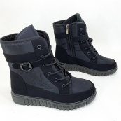 Сапоги женские 40р 26см, Дизайнерские женские ботинки, Женская демисезонная обувь утепленная. Изображение №4