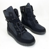 Чоботи жіночі 42р 27см, Жіноче взуття демісезонне утеплене, Модні зимові челсі. Зображення №3