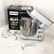 Кухонний комбайн Rainberg RB-8082 3200 Вт, Планетарний міксер-тестоміс з чашею 5л, 3 насадки, 6 швидкостей. Зображення №6