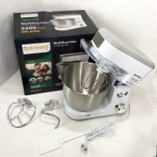 Кухонний комбайн Rainberg RB-8082 3200 Вт, Планетарний міксер-тестоміс з чашею 5л, 3 насадки, 6 швидкостей. Зображення №9