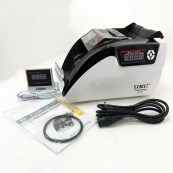 Машинка для перевірки доларів, Пристрій для перевірки купюр, Лічильник банкнот bill counter. Зображення №9