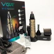 Тример VGR 4 в 1 V-621, Чоловічі електробритви для обличчя, Бритва для вологого видалення волосся.. Зображення №2