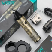 Тример VGR 4 в 1 V-621, Чоловічі електробритви для обличчя, Бритва для вологого видалення волосся.. Зображення №4