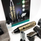 Тример VGR 4 в 1 V-621, Чоловічі електробритви для обличчя, Бритва для вологого видалення волосся.. Зображення №9