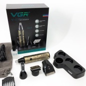 Тример VGR 4 в 1 V-621, Чоловічі електробритви для обличчя, Бритва для вологого видалення волосся.. Зображення №10
