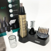 Тример VGR 4 в 1 V-621, Чоловічі електробритви для обличчя, Бритва для вологого видалення волосся.. Зображення №12