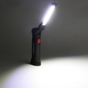 Фонарь кемпинг W51-SMD+COB, поворот на 180º+180º, магнит, зажим, крюк для подвеса, встроенный аккумулятор. Изображение №2