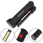 Фонарь кемпинг W51-SMD+COB, поворот на 180º+180º, магнит, зажим, крюк для подвеса, встроенный аккумулятор. Изображение №15