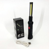 Фонарь кемпинг W51-SMD+COB, поворот на 180º+180º, магнит, зажим, крюк для подвеса, встроенный аккумулятор. Изображение №23