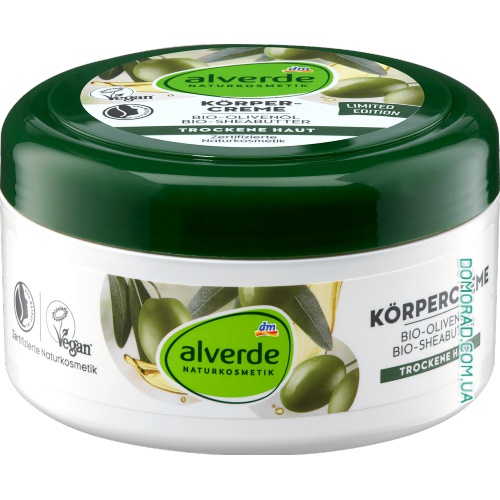 Alverde Крем-масло для тіла Korpercreme Oliven 300ml Alverde Крем-масло для тіла Korpercreme Oliven 300ml