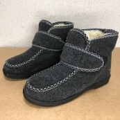 Черевики жіночі хутряні утеплені з застібкою 39р 25см, Домашні тапочки для жінок, Хутряні бурки. Зображення №2