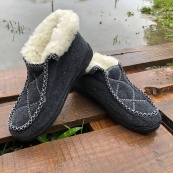 Черевики жіночі хутряні утеплені 37р 23см, Зимові кімнатні тапочки жіночі, Тапочки з хутром. Зображення №14