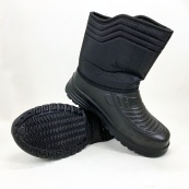 Чоботи чоловічі чорні утеплені 41р 25см Осінні гумові чоботи для лісу. Зображення №5