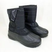 Чоботи чоловічі утеплені чорні 41р 27см Гумові стьобані чоботи. Зображення №2