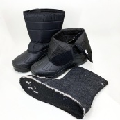 Чоботи чоловічі утеплені чорні 43р 28см, Комфортні чоловічі черевики на роботу. Зображення №4