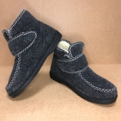 Черевики жіночі хутряні утеплені з застібкою 40р 25см, Жіночі зимові черевики з повсті. Зображення №13