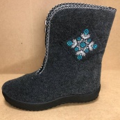 Жіночі чоботи 39р 25см. Хутряні, високі, утеплені, Теплі капці чуні, Суконні зимові бурки. Зображення №10