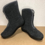 Жіночі чоботи 39р 25см. Хутряні, високі, утеплені, Теплі капці чуні, Суконні зимові бурки. Зображення №11